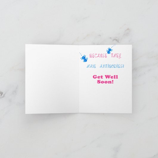 COVID19 Get Well Card カード (内部)