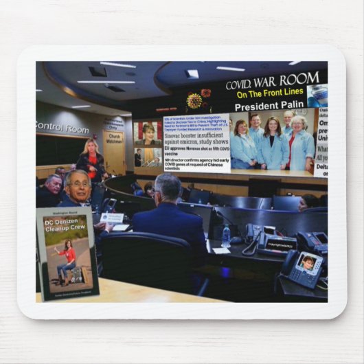 Covid.ウォールーム マウスパッド (正面)