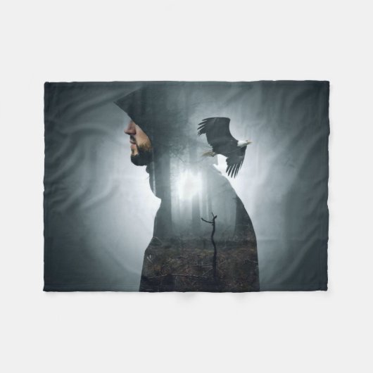 Covid – 次世代 フリースブランケット (正面(横))