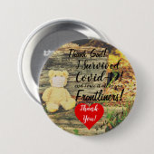 COVID-生き延び19バッジ… 缶バッジ (正面&裏面)