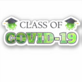 COVID-19のクラス シール (正面)