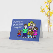 COVID-19の考えるあなたの家族グリーティングカード カード (黄色い花)