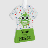 Covid -19オーナメント-ナースオーナメント オーナメント (正面)