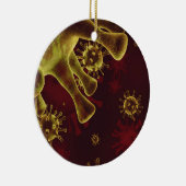 Covid-19コロナウイルスが医療として広がる セラミックオーナメント (右)