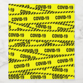 Covid-19シーンテープ ワインラベル (シングルラベル)