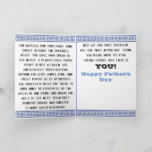 Covid-19タイムカプセルの父親のデイカード サンキューカード (内部)