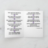 Covid-19タイムカプセルグリーティングカード カード (内部)