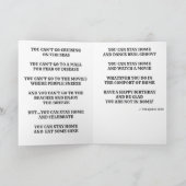 Covid-19タイムカプセルグリーティングカード カード (内部)