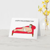 Covid 19ハッピーバレンタインデーマンイン顔マスク カード (黄色い花)