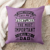 COVID 19フロントライナーギフト何人かの人々は私に呼び出す クッション (ブランケット)