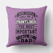 COVID 19フロントライナーギフト何人かの人々は私に呼び出す クッション (裏面)