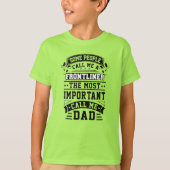 COVID 19フロントライナーギフト何人かの人々は私に呼び出す Tシャツ (正面)