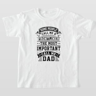 COVID 19フロントライナーギフト何人かの人々は私に呼び出す Tシャツ