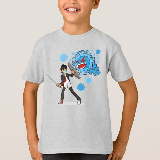 COVID-19ボーイズT Tシャツ (正面)