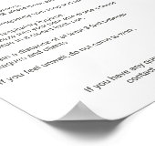 Covid-19ロゴの追加プロフェッショナルスタッフ通知 ポスター (角)