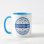 COVID-19ワクチン接種済み マグカップ (左)