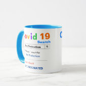 Covid 19ワクチン接種 マグカップ (正面左)