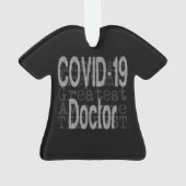 COVID-19博士の並外 オーナメント (裏面)