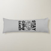 COVID 19検疫ゲーマーギフト – ホームステイ ボディピロー (正面)