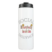 COVID-19生き延び – 強さのメッセージ タンブラー (正面)