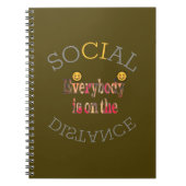 COVID-19生き延び – 強さのメッセージ ノートブック (正面)