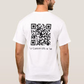 COVID-19経験，悲しみウイルス黒カスタム赤 Tシャツ (裏面)