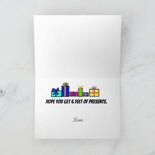 COVID-19誕生日カード カード (内部)