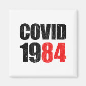 Covid 1984 マグネット (正面)