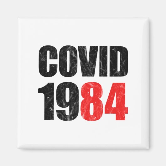 Covid 1984 マグネット (正面)