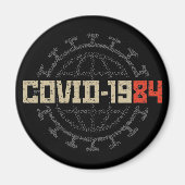 COVID-1984 マグネット (正面)