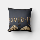 Covid-19 クッション (正面)