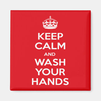 Covid-19、コロナウイルス、保落ち着き マグネット