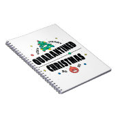 Covid 19 サバイバークリスマスデザイン ノートブック (右側)
