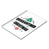 Covid 19 サバイバークリスマスデザイン ノートブック (左側)