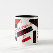 Covid-19 ツートーンマグカップ (中央)