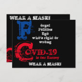 COVID-19 ポストカード (正面/裏面)