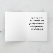 *COVID 19*医師に**る時感謝してい間あり**ありがとう カード (内部)