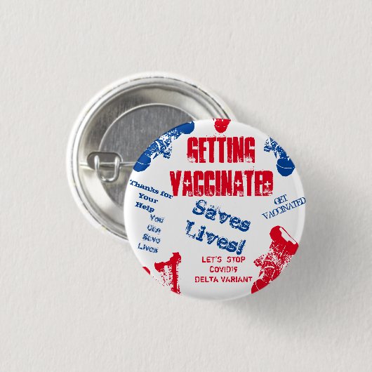 COVID-19 缶バッジ (正面&裏面)