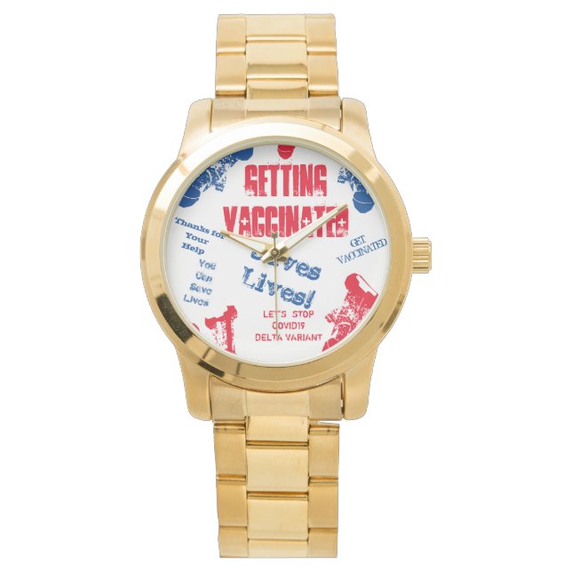COVID-19 腕時計 (正面)