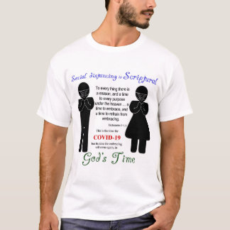COVID-19 Social Distancingは聖書のTシャツである Tシャツ