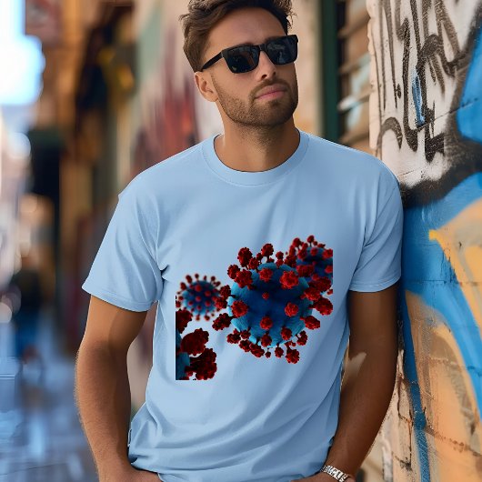 COVID-19 Variant Tシャツ：情報に基づく安全な滞在 Tシャツ