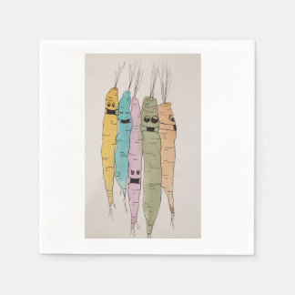 Covid Carrots "ニンジンお互い" スタンダードカクテルナプキン