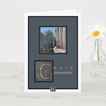 Covid Communion "I  You"グリーティングカード