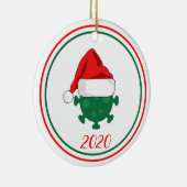 Covid Corinavirus Global Pandomic 2020 セラミックオーナメント (右)