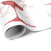 Covid Social DistancingおもしろいQuarantini Martini ラッピングペーパー (ロールコーナー)