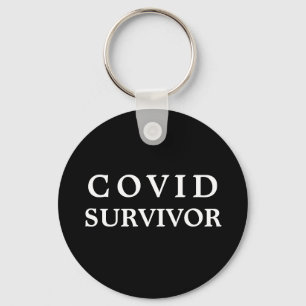 Covid Surviver - I 生き延び Covid-19ウイルス キーホルダー