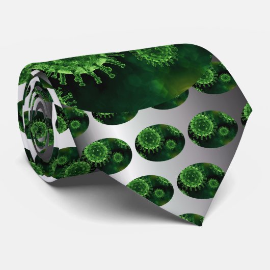 Covid Virus Pathogen Infection ネクタイ (ロール)
