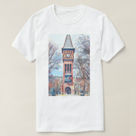 Covington, KY Goebel Park Clock Tower 絵を描's Tシャツ