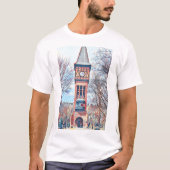 Covington, KY Goebel Park Clock Tower 絵を描's Tシャツ (正面)