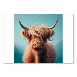 Cow (牛 / うし) – フラッ日本のシュカード テーブルナンバー